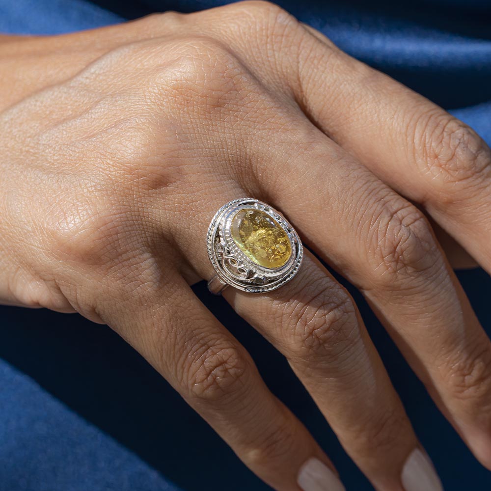 Amber ring