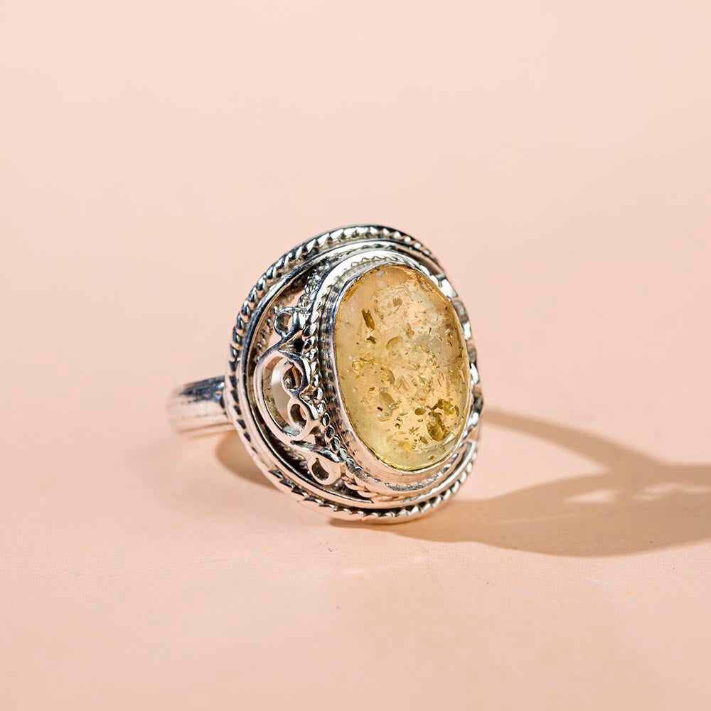 Amber ring