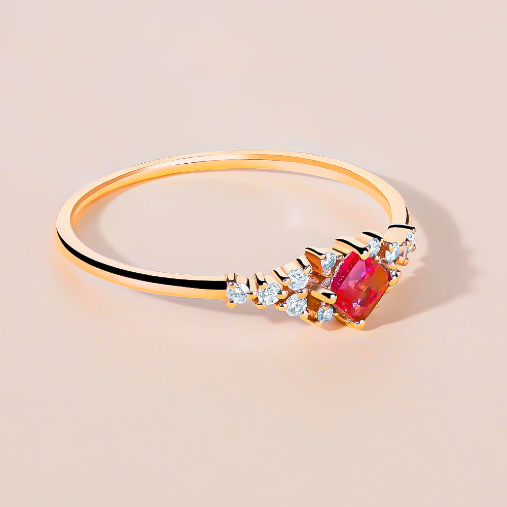 14K Ring with Ruby Stone