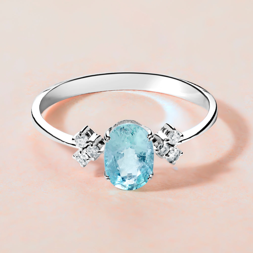 Aquamarin ring