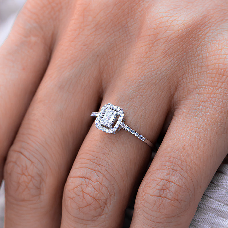 Baguette Diamond 14k Ring