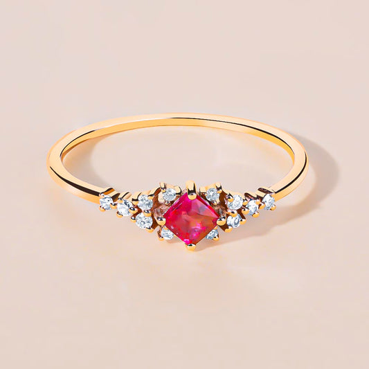 14K Ring with Ruby Stone