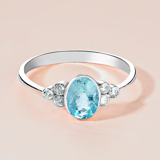 Aquamarin ring