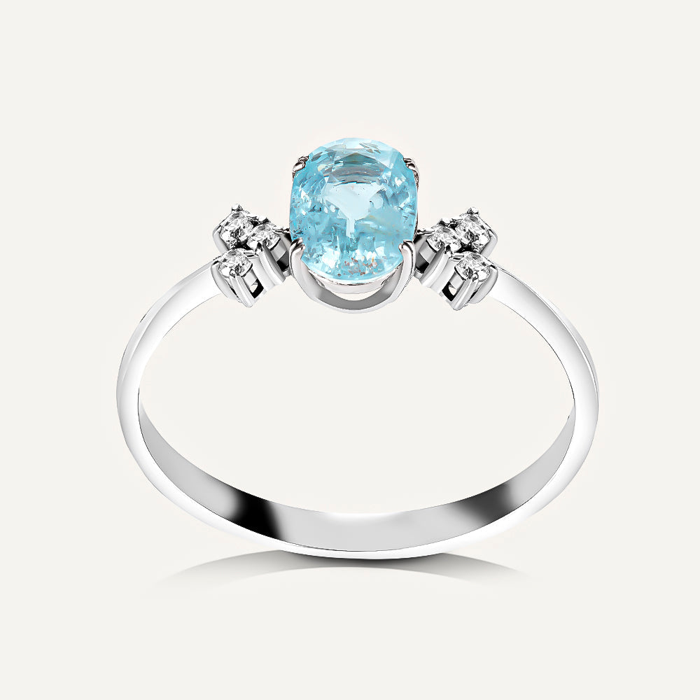 Aquamarin ring