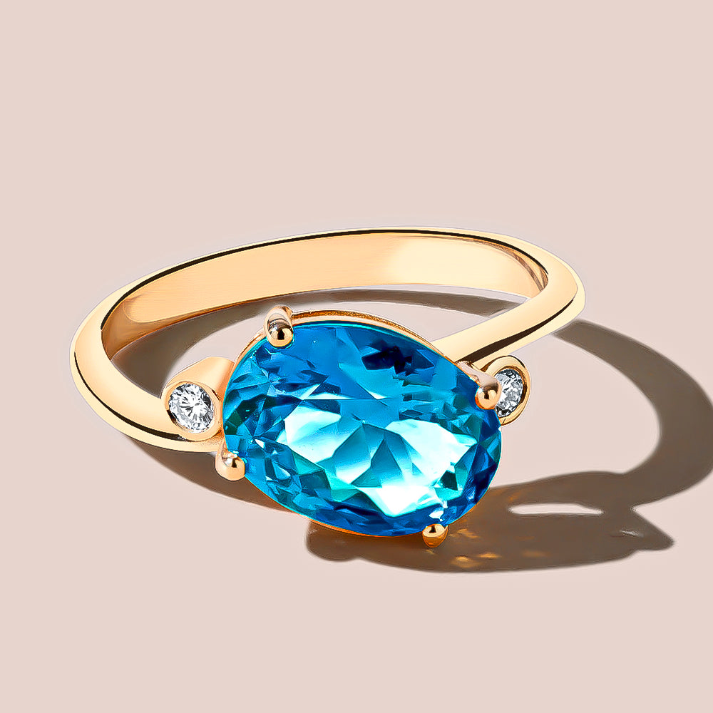 Blue Topaz Ring