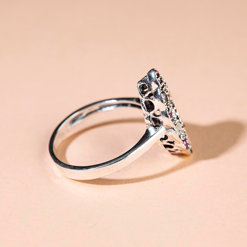 925 Carat Rubble Ring