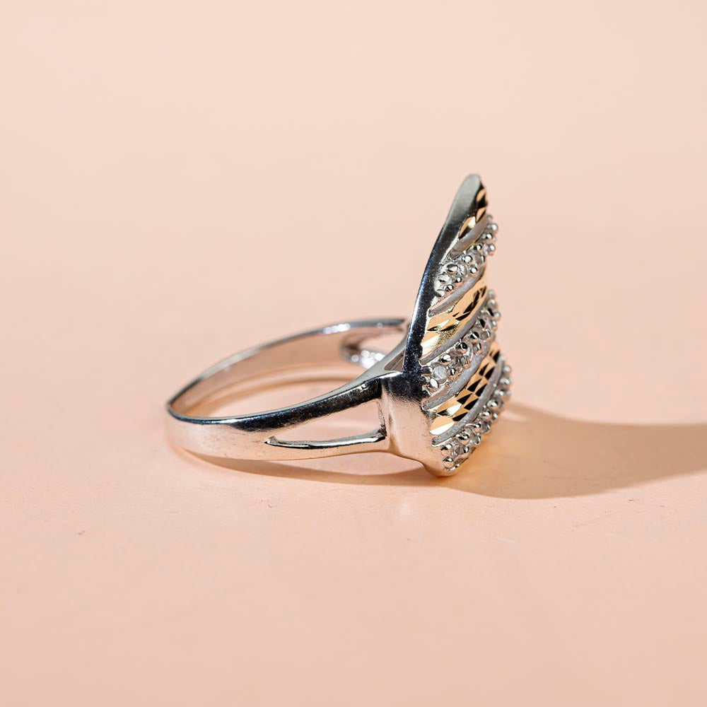 925 Carat Heart Ring