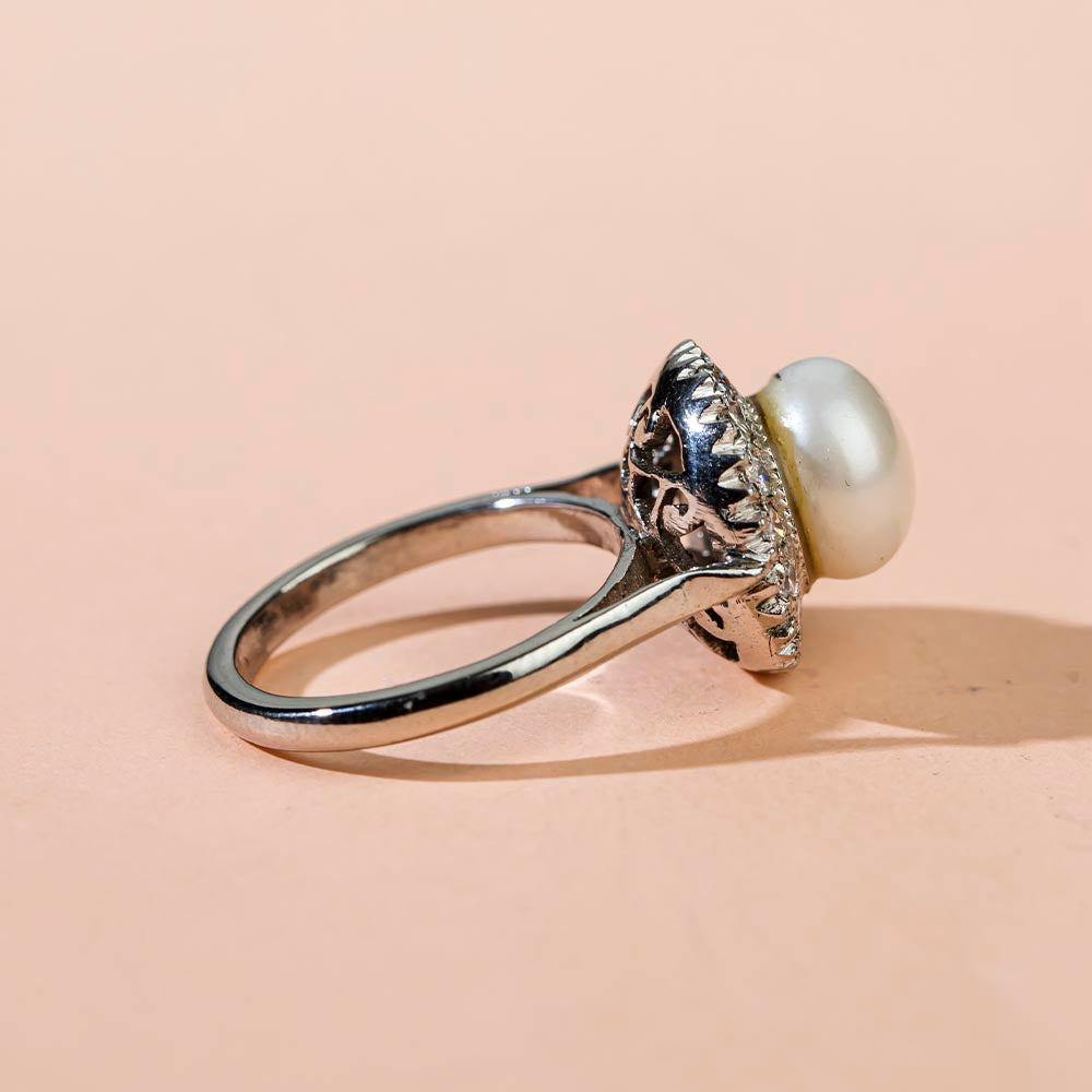 925 Carat Pearl Ring