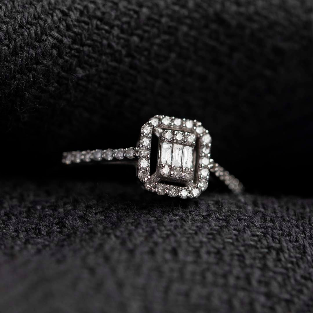 Baguette Diamond 14k Ring