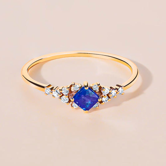 Sapphire Stone 14k Ring