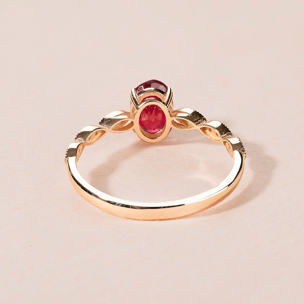 14K ruby Stone Ring