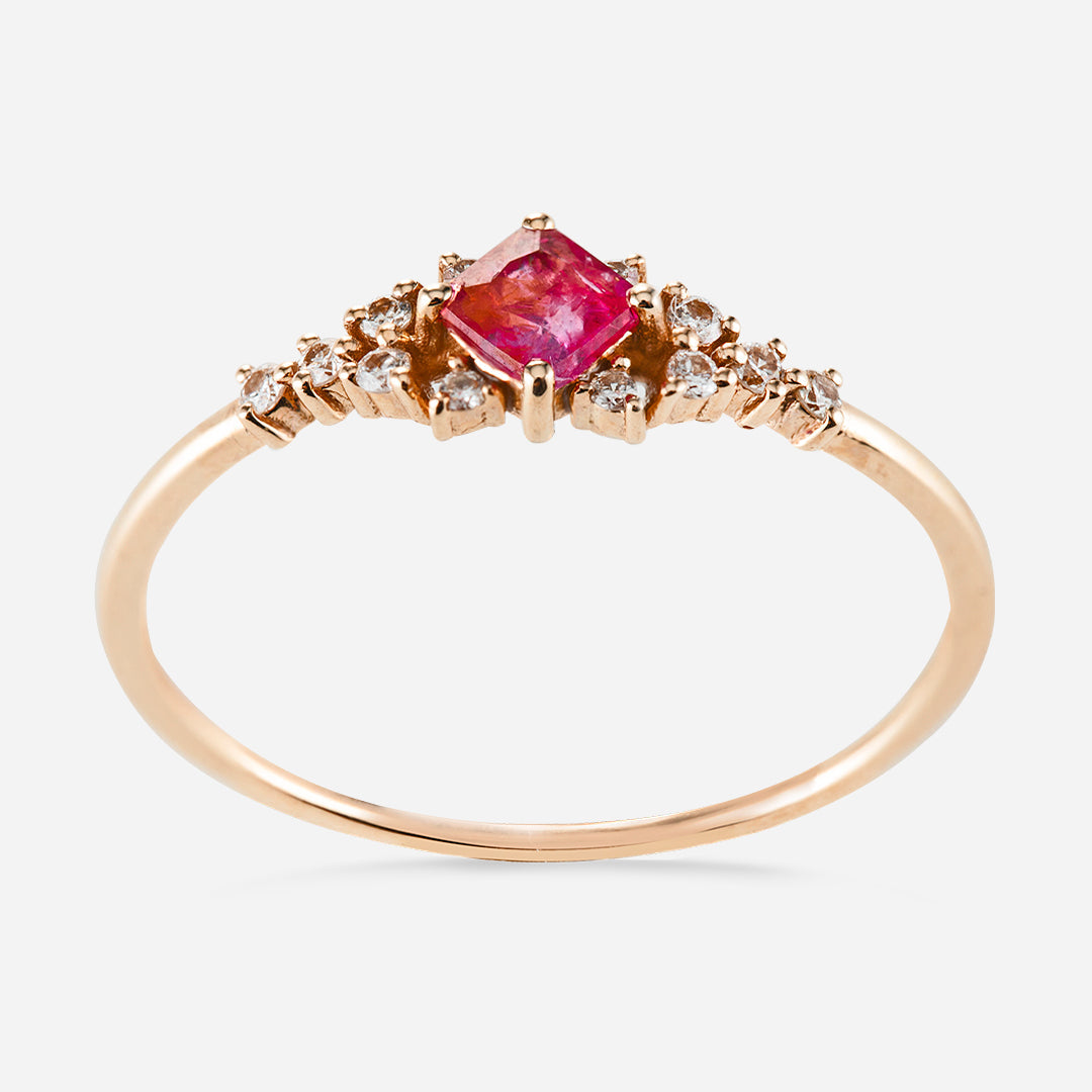 14K Ring with Ruby Stone